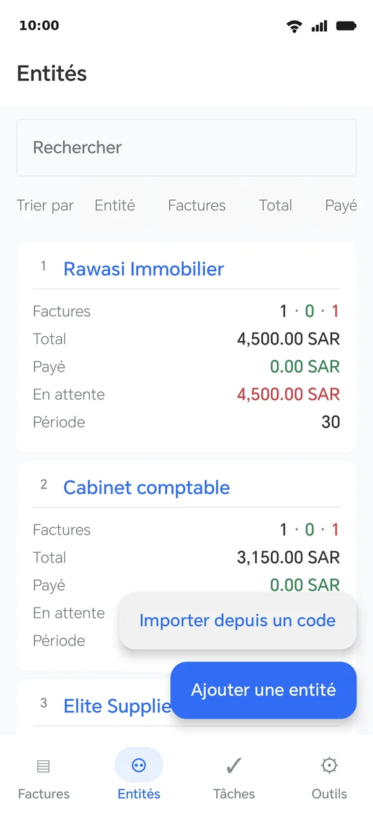 Entités
