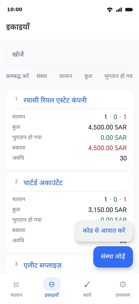 इकाइयाँ